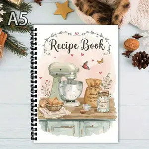 Cute Recipe Book to Safeguard Your Favorite Recipes, Adorable Design for Cooking Enthusiasts, Perfect Gift for Food Lovers