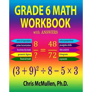 Grade 6 Math Workbook with Answers (Improve Your Math Fluency) Paperback – August 2, 2019