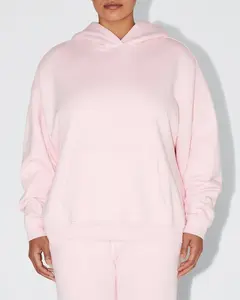 Fleece Oversized Hoodie | Orchid Pink