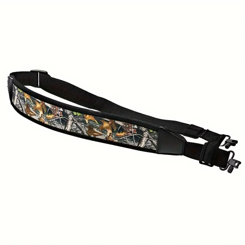 Multifunctional Camouflage Shotgun Sling, Adjustable 31.5in-53in, Durable Acetate Fiber, Universal Size, Outdoor Hunting Equipment