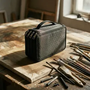 72 Slots Expandable Pencil Case, 4 Layer Large Capacity Organizer, Handles for Easy Carrying, Ideal for Colored Pencils & Art Supplies