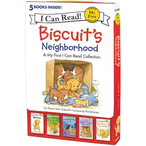 Biscuit's Neighborhood: A Box of 5 Stories for Beginning Readers and Dog Lovers -- Alyssa Satin Capucilli - Boxed Set
