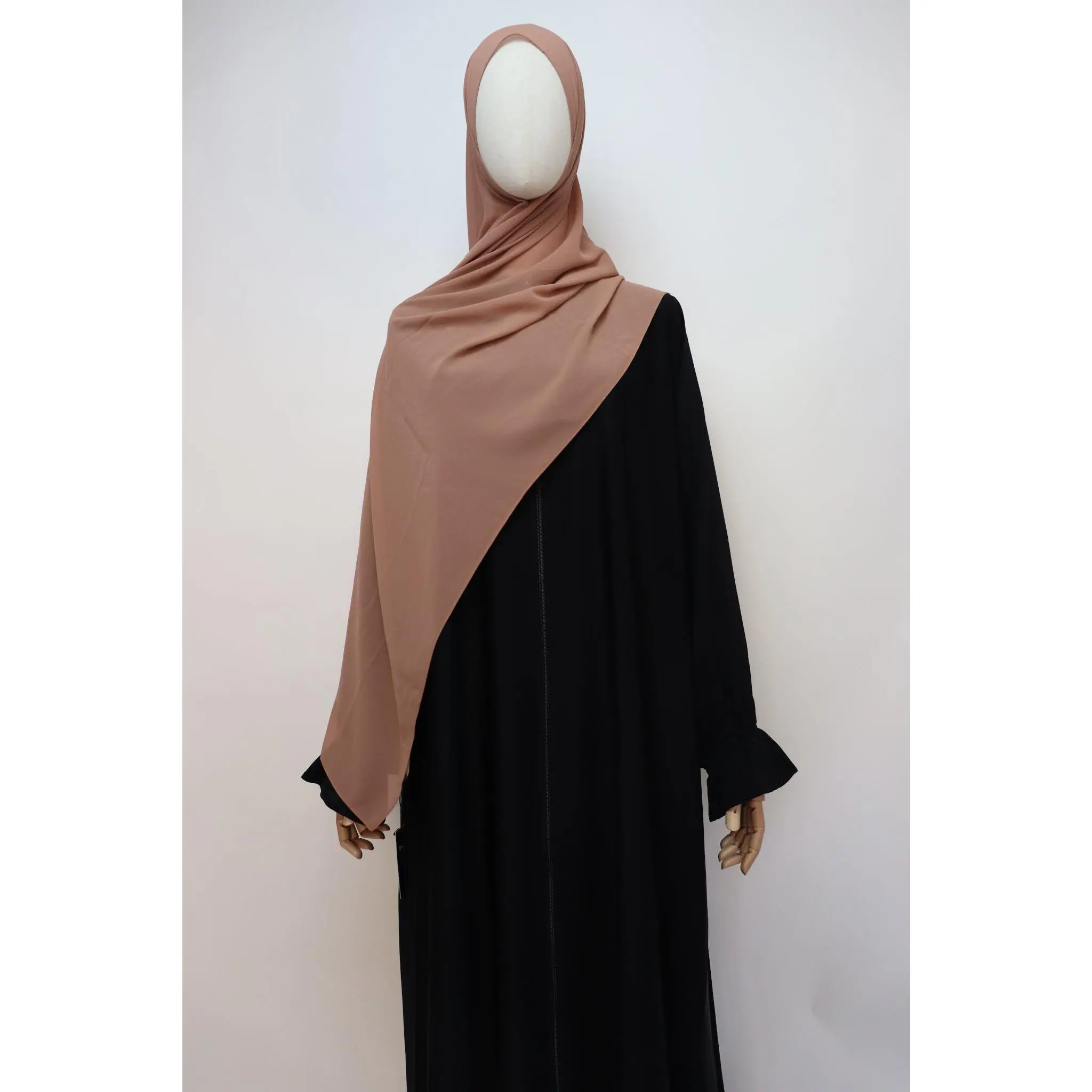 Premium Chiffon Hijab Standard Size - Nutmeg