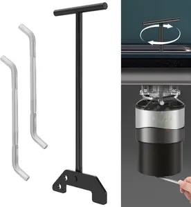 Garbage Disposer Unjamming Wrench Compatible With M-Oen Garbage Disposals, Garbage Disposal Unjamming Wrench for Dislodge Jams Or Clutter From Above The Sink, (Black)