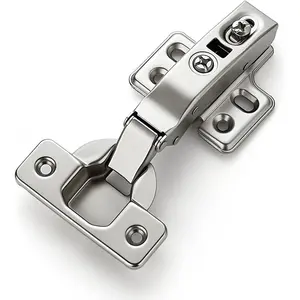 5 Pairs (10 Pack) European Full Overlay Soft Close Concealed Cabinet Hinges, Heavy-Duty Frameless Adjustable Hinges for Kitchen Cupboard Hardware