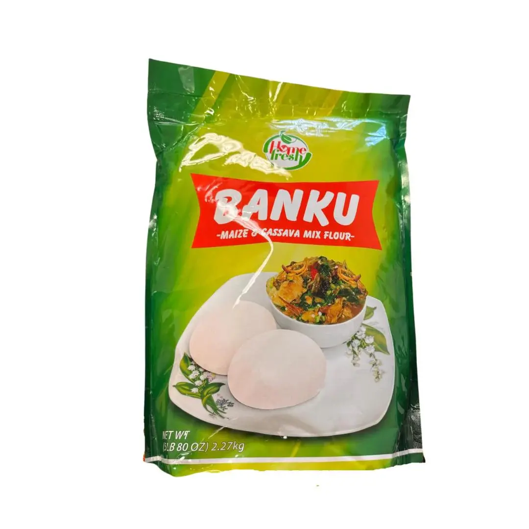 Traditional Flavor Home Banku Flour, 5 lbs, Staples & Cooking Essentials for Fresh Home Use