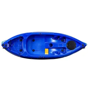 GARVEE 7FT Sit on Top Fishing Kayak for Youth, Hard Shell Recreational Ocean Boat with Paddle, Supports Up to 88LBS, Perfect for Outdoor Adventures and Water Fun.