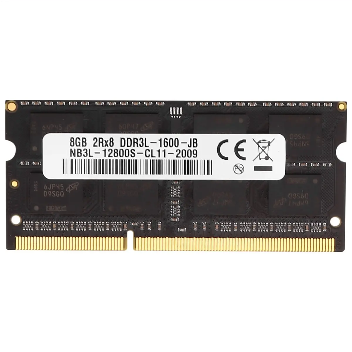 DDR3 SO-DIMM Random Laptop Memory Upgrade, 8GB, 1600Mhz PC3-12800, 1.35V, 204-pin, Dual Channel Supported for Intel & AMD Laptops, Household Appliance Part Accessory