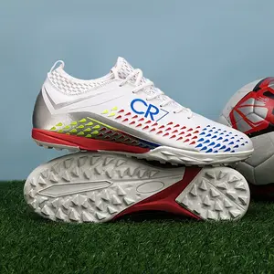 CR7 Graphic Soccer Cleats for Men & Women - All-Season Water-Resistant Training Shoes, Lightweight Breathable EVA Upper, Fabric Inner, Rubber Sole, Lace-Up Closure - Universal Sport Athletic Footwear