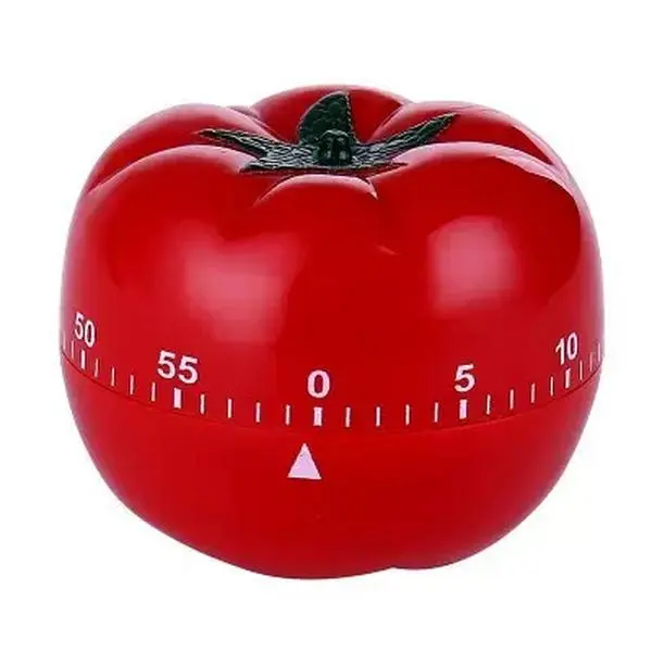 Tomato Mechanical Timer - Kitchen Utensil & Time-Saving Gadget for Students, Ideal for Study and Cooking Use, Utensils
