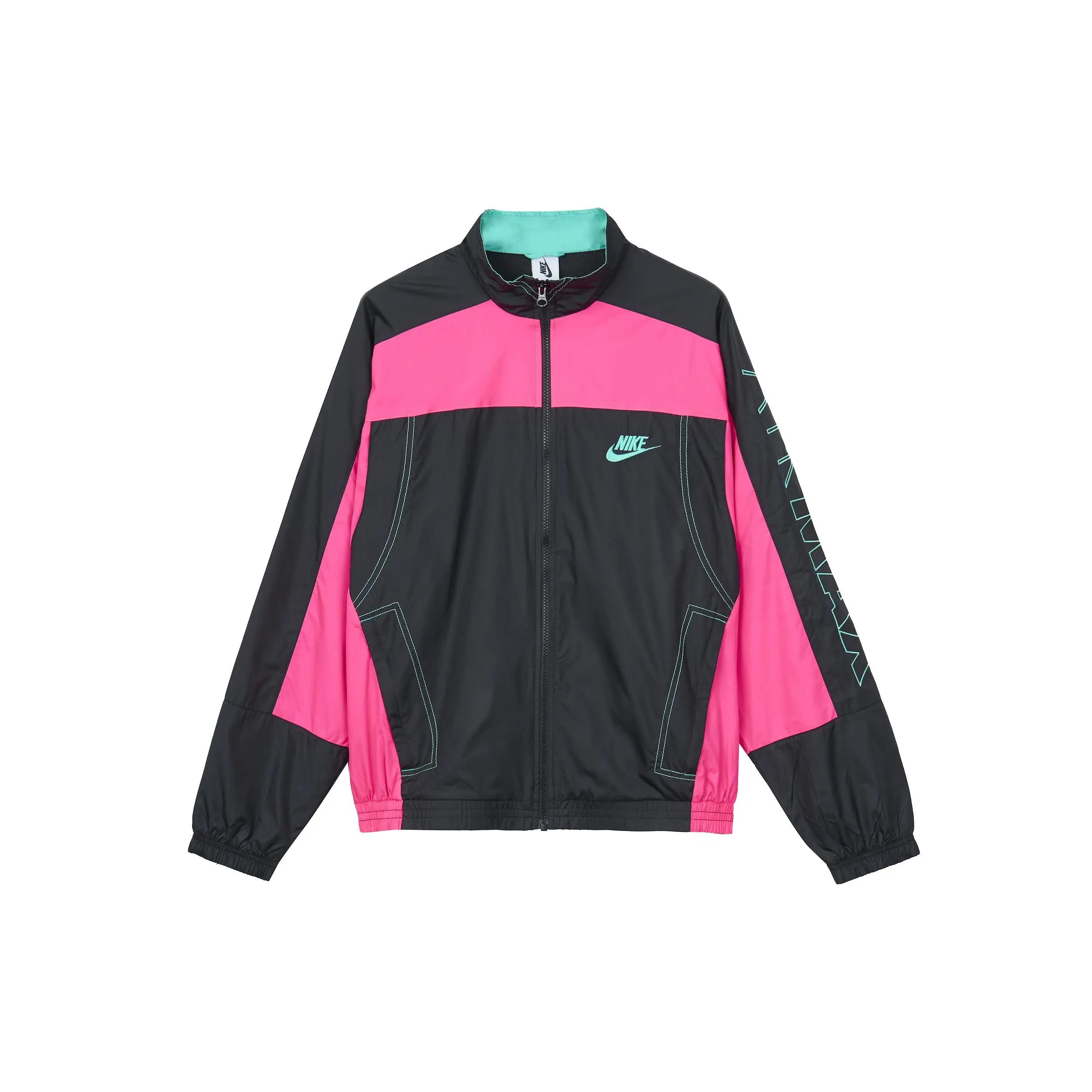 Nike X Atmos Nrg Vintage Patchwork Track Jacket Retro Men's Black Sneakers CD6132-011