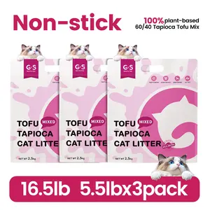 G&S PH-Sensing Cat Litter | Tofu & Tapioca Blend, Real-Time Health Monitoring, Ultra Clumping, Odor Control