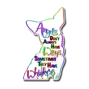 Angel's Don't Always Have Wings - Chihuahua - Sticker