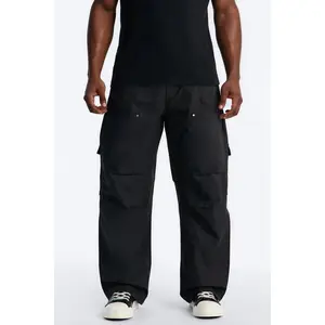 Barrel Fit Node Cargo Pant - Black
