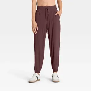 Women's Active Light Mid-Rise Joggers - All In Motion Brown XS Long