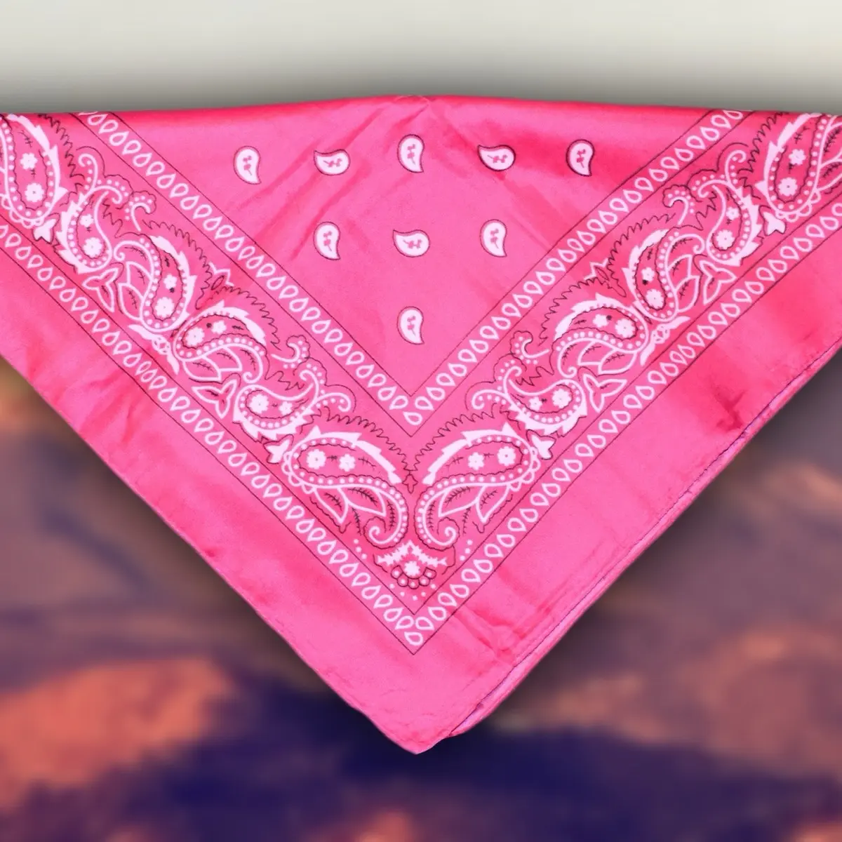 Hot Pink Traditional Bandana