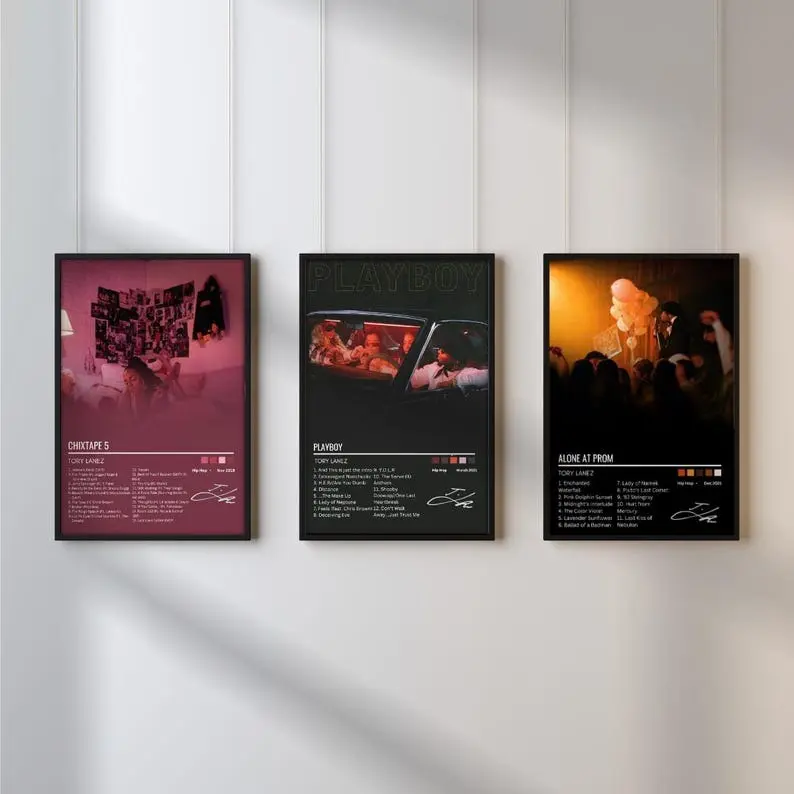 3-Set Tory Lanez Album Poster Bundle Unframed