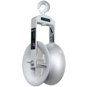 12" Cable Puller Sheave, Hook, Wire | Capacity 6500lb | Staten Tools