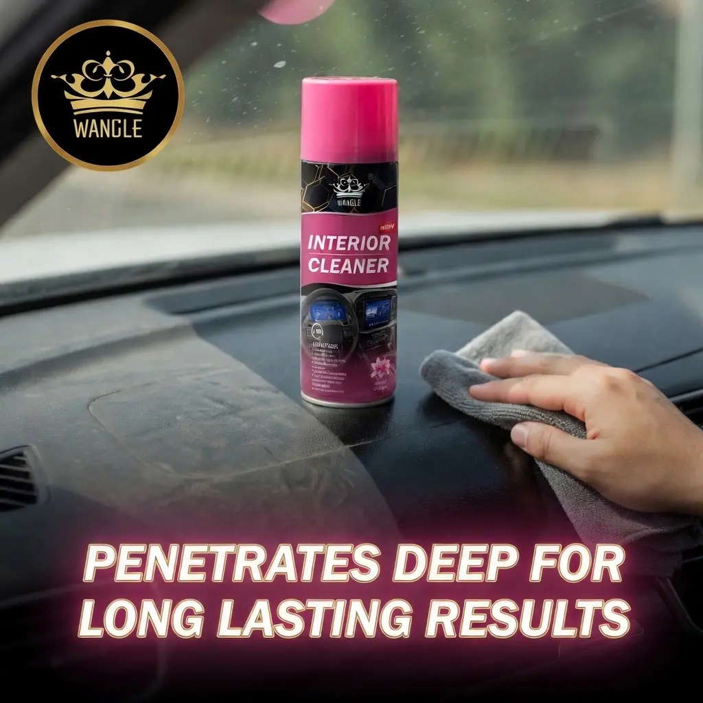 Automotive Interior Dashboard Polish Cleaner - UV Protection, Anti-Dust, Faded Plastic Surface Restoration, Long-Lasting Fresh Scent, Car Interior Maintenance Product