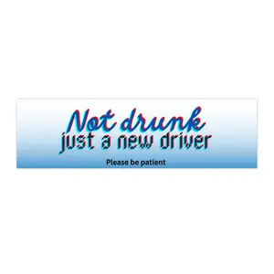 new driver sticker