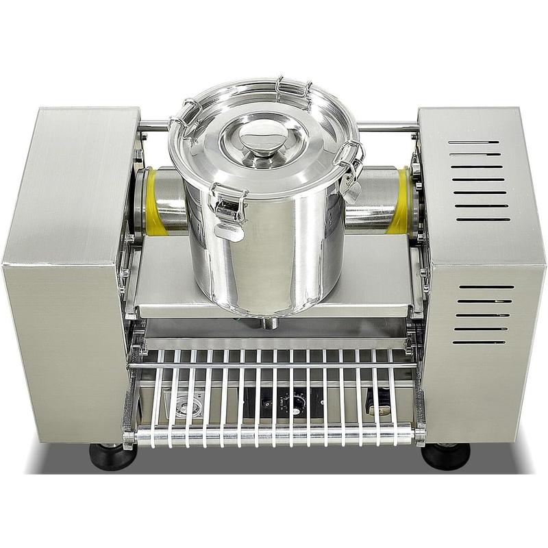 Kolice Commercial Automatic Mille Crepe Cake Making Machine, Egg Skin Crepe Machine, Thousand Layers Cake Skin Maker-Crepe Dia.: 10”, Crepe Thickness: 0.016” to 0.047” Kolice Commercial Automatic Mille Crepe Cake Making Machine, Egg Skin Crepe Machine, Thousand Layers Cake Skin Maker-Crepe Dia.: 10”, Crepe Thickness: 0.016” to 0.047”