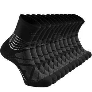Women's & Men's 3-Pair Sports Compression Long Tube Socks, Comfortable Breathable Socks for Women, Ideal for Running, Hiking
