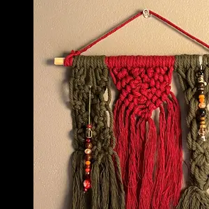 Wild Gems Wall Hangings and Jewelry - Handcrafted Macrame Art with Beaded Accents for Home Decor