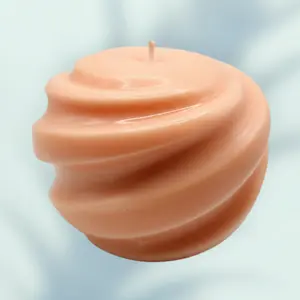 Peach Swirl Candle – Sweet & Fruity Collection