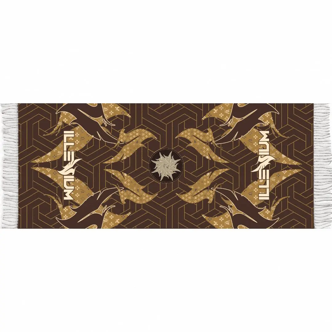 Throwback Monogram - REVERSIBLE PASHMINA
