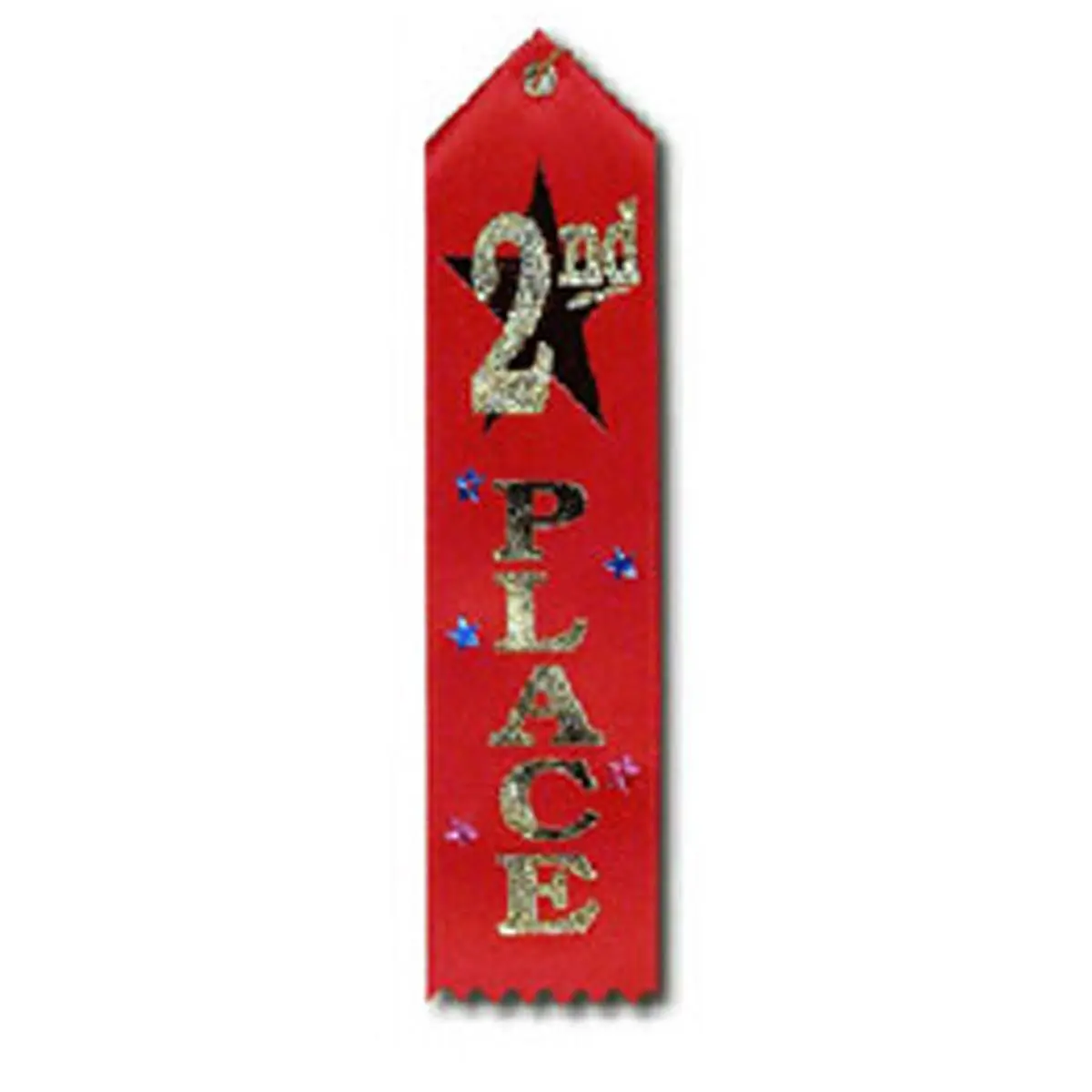 212 MAIN Graphic Award Ribbon Dog Toy, 6-Pack Foiled Paper Pet Accessory with Hanging String - All-Season Celebration Plaything