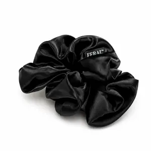 Black Silk Scrunchie