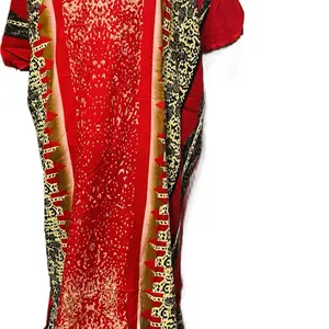 Women's Red Baati African Design Comfortable Clothing