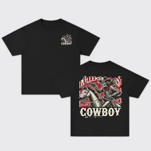 Cowboy Killers T-Shirt, Vintage Western Skull Cowboy Graphic Tee, Outlaw Riding Horse Shirt, Retro Country Style Gift