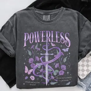 Comfort Colors, Powerless Bookish Movie T-Shirt For Fan, Kai Azer I Love You Shirt, Fearless Girl Shirt, Gift For Bookworms Tee Gift FOr Her