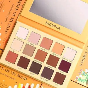 Moira Garden of My Mind Eyeshadow Palette - Talc-Free, Cruelty-Free, High Pigment, 15 Warm Neutrals & Soft Shades for Everyday Makeup eye shadow