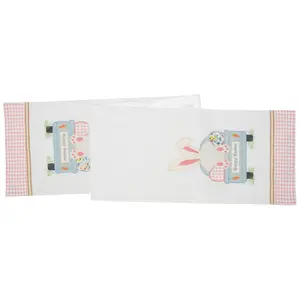 Happy Easter Bunny Table Runner by Valerie