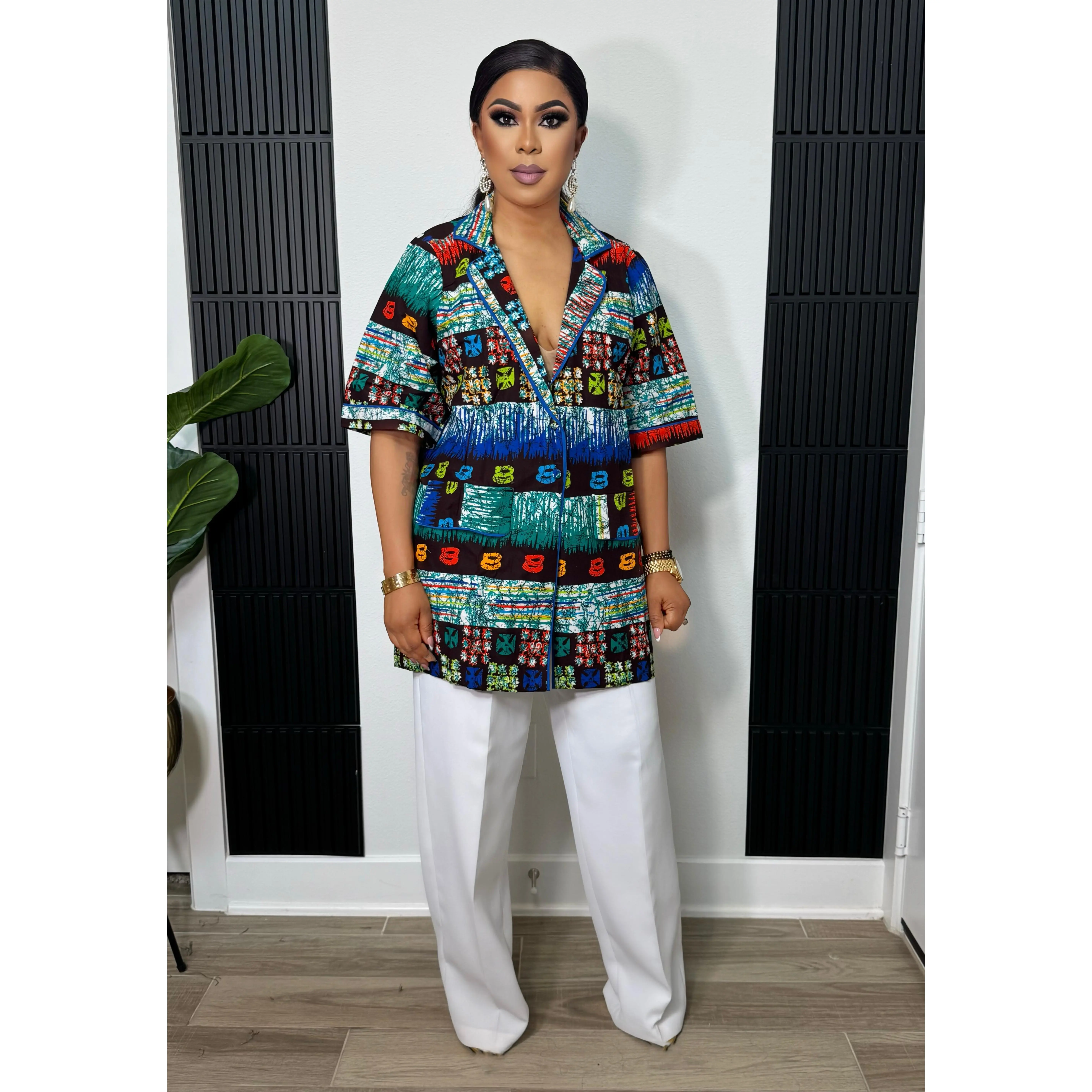 Savanna Luxe Ankara Top