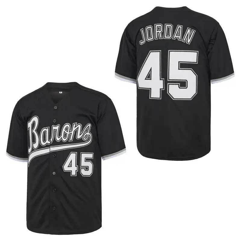 Men's Hip Hop Baseball Jersey Costume, #45 Pinstripe V-Neck Button-Down Sportswear Tops, Breathable Polyester Mesh, Jersey Costume Men's Baseball Tops, Lightweight Breathable Jersey, Sports Clothing