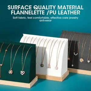 1pc Elegant T-Bar Metal Earring Display Stand - Polished Wooden Jewelry Organizer for Necklaces & Earrings, Multi-Purpose Retail Showcase & Storage Holder, Ideal for Beading & Jewelry Making