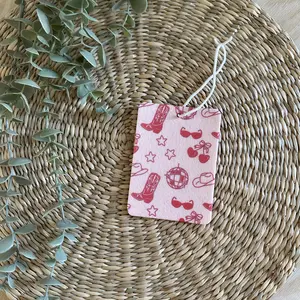 Disco Cowboy Boots Car Felt Air Freshener