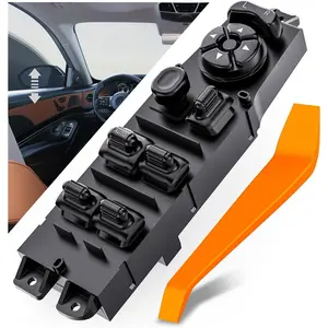 Nilight Power Master Window Switch Compatible with 1997 1998 1999 2000 2001 Jeep Cherokee Front Left Driver Side Window Control Switch Replacement Set with Removal Tool