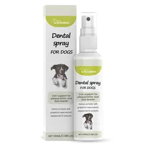Yegbong Dental Spray For Dogs, Oral Cleaning And Deodorizing Spray For Cats And Dogs
