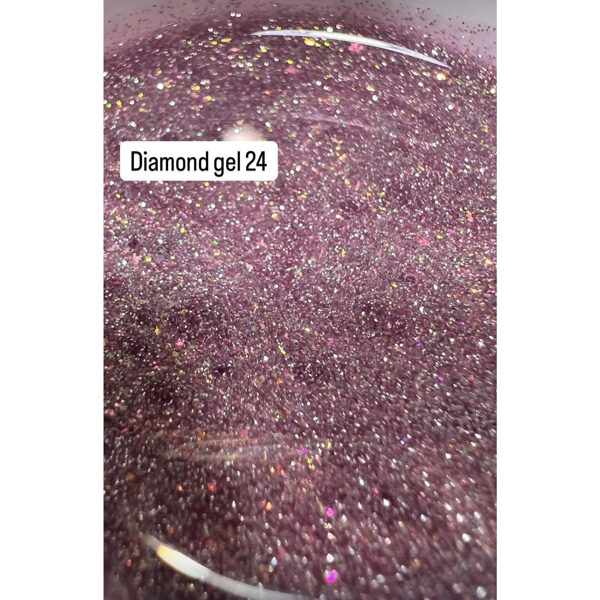Diamond gel 24 (30 ml) HEMA free Nail Art Professional Gel Reflective Extension Gel for Nails