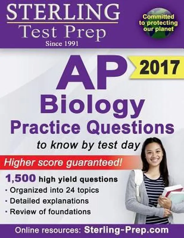 USED-Sterling AP Biology Practice Questions: High Yield AP Biology Questions by Sterling Test Prep (Paperback)