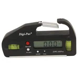 Digi-Pas 2-00082-99 Mini Pocket Digital Level, Electronic Angle Gauge with 0.05 Degree Accuracy, Hardware Measuring Tool