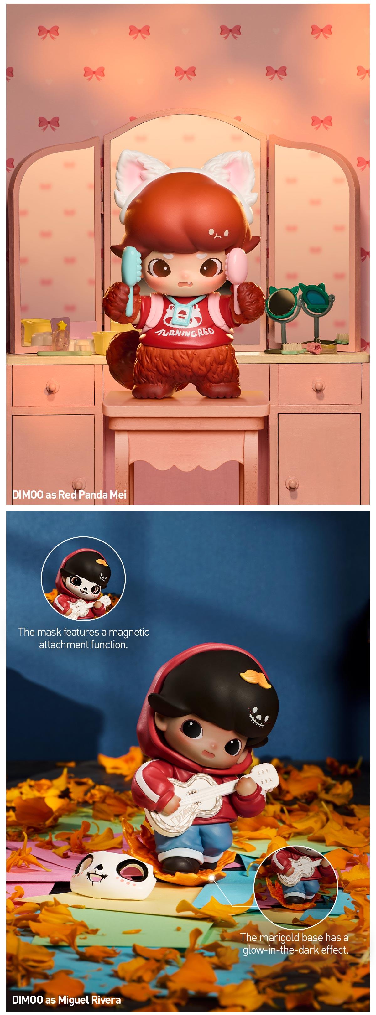 POP MART DIMOO WORLD × PIXAR Series Figures Blind Box Fun Toy