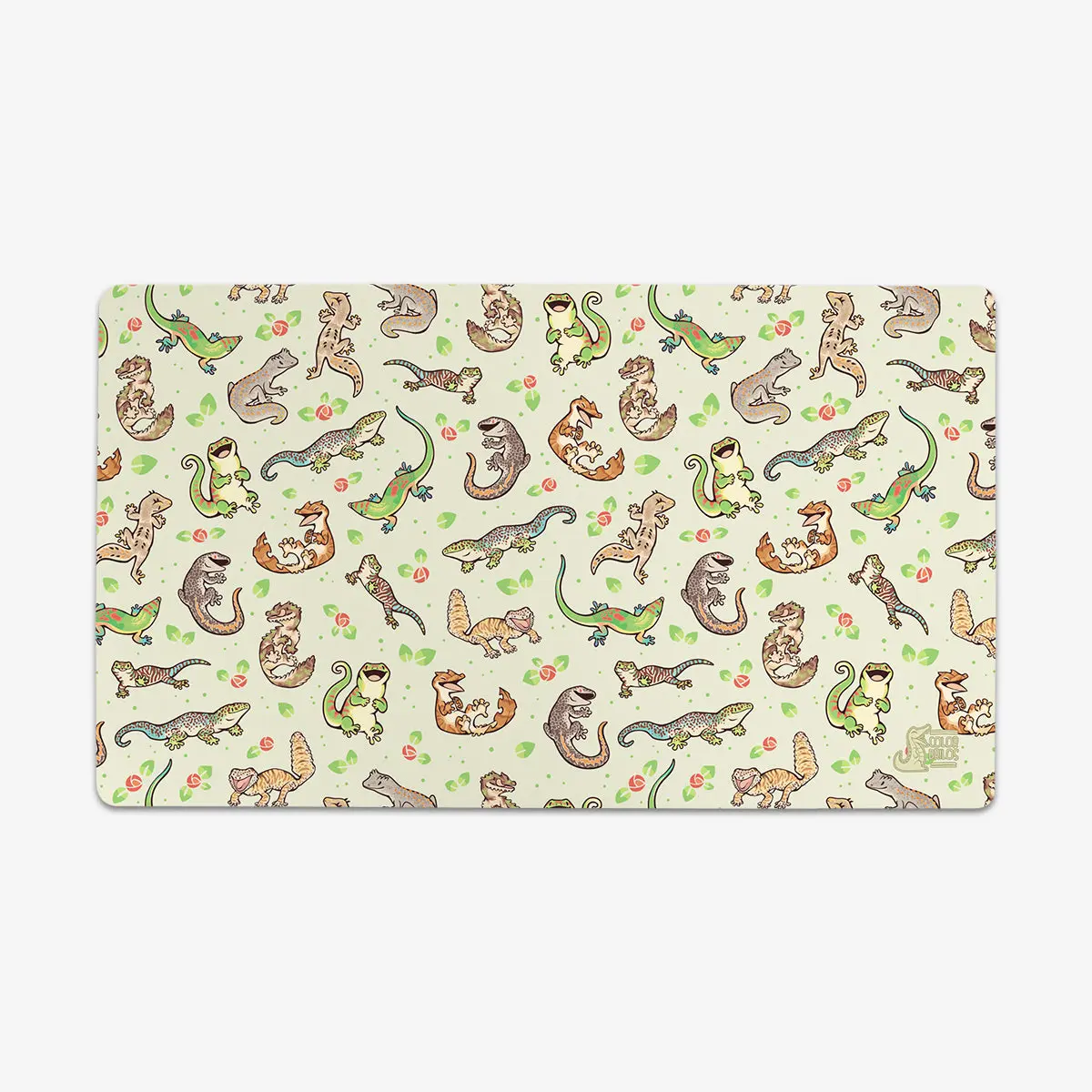 Spring Geckos Thin Desk Mat