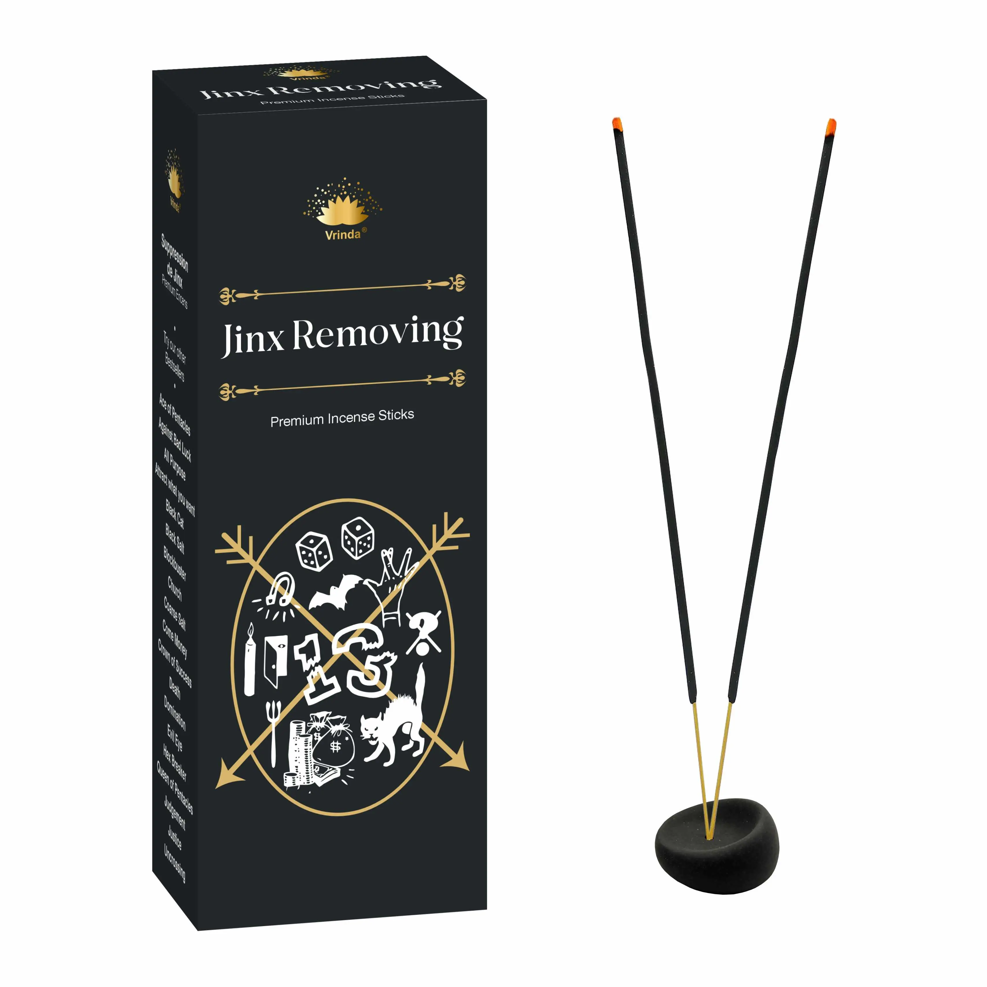 Jinx Remover Hexa Incense Single Pack of 20 Premium Sticks for Rituals Meditation and Spiritual Practices