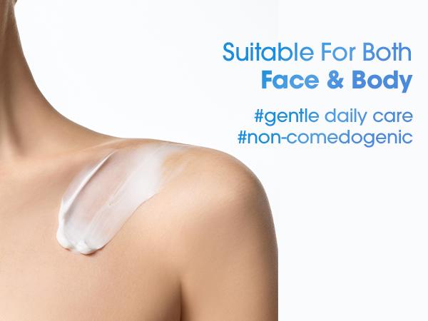 Korean Body Care Set - Gentle Exfoliating Body Wash for Acne-Prone Skin & Hydrating Daily Body Cream - Korean Skincare