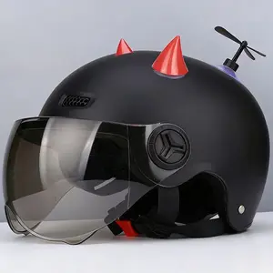 Motorcycle Helmet Devil Horns, 2 Counts Universal Motorcycle Helmet Decoration, Creative Personalized Helmet Accessories for Men & Women